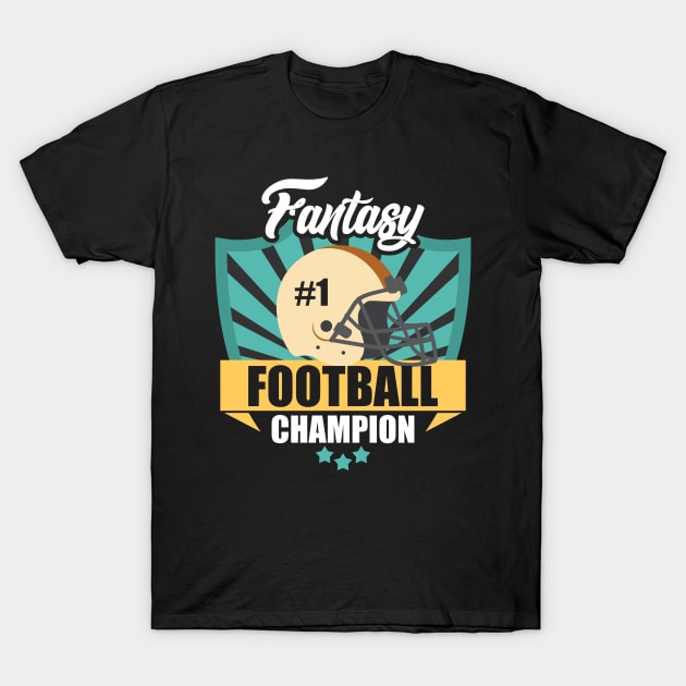 Awesome Fantasy Football Champion Winning Prize T-Shirt by theperfectpresents